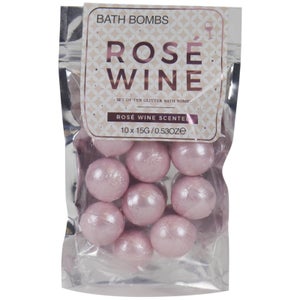 Rose Wine Bath Bombs