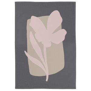 Abstract Natural Flower Tea Towel