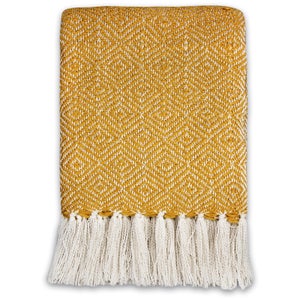 Throw Diamond Yellow